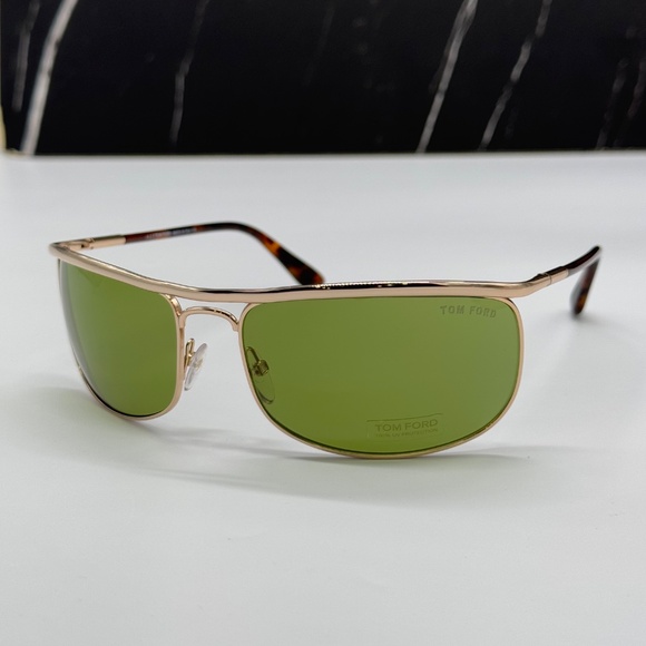 NEW TOM FORD TF418 28N WOMEN AVIATOR SUNGLASSES TOM FORD RYDER FT0418/S EYEWEAR - Picture 4 of 10